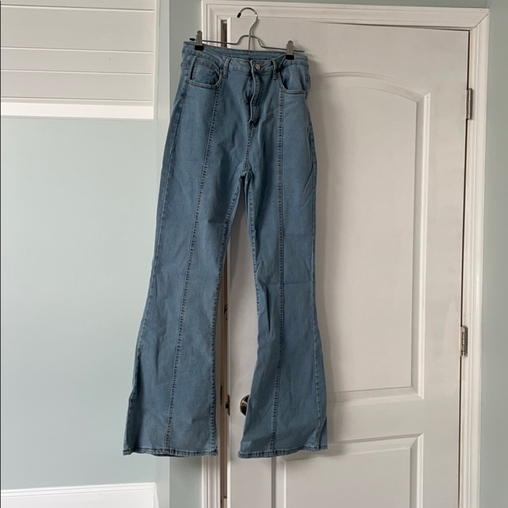 large bell bottom jeans